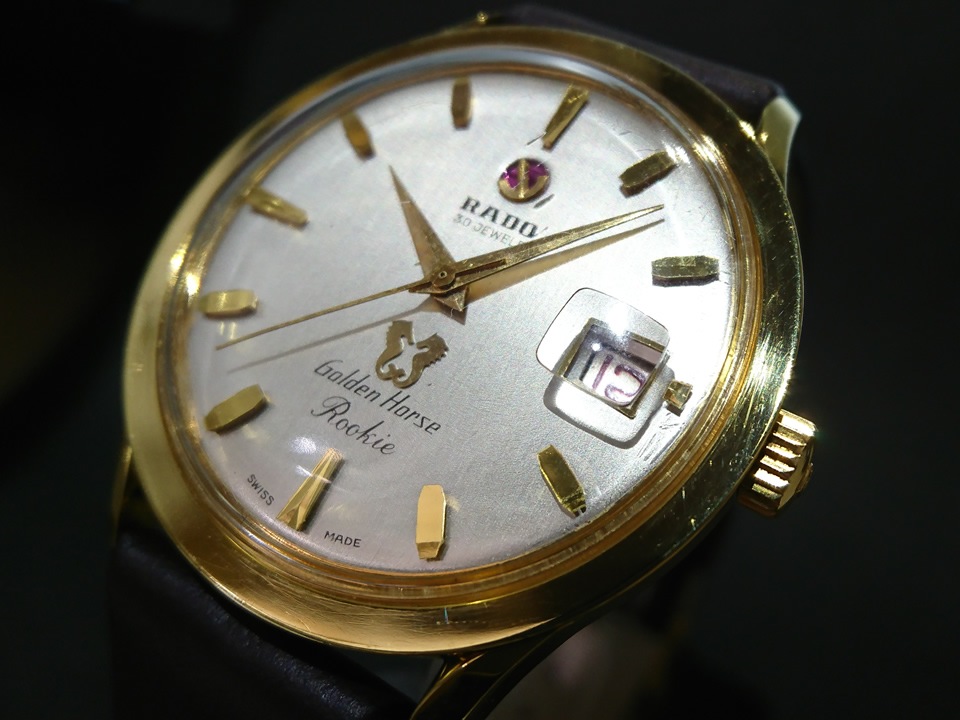 ラドー ゴールデンホース ルーキー 30石 Ref.11730 自動巻 OH済 1960