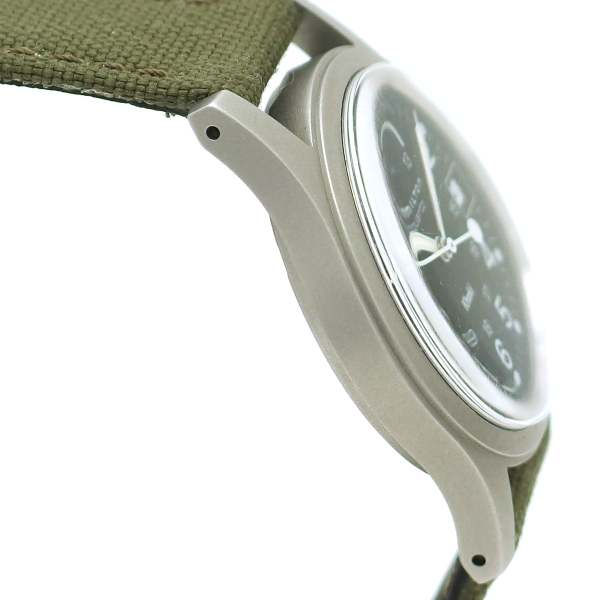 ハミルトン カーキ 9797 33mm ブラック文字盤 クオーツ USED