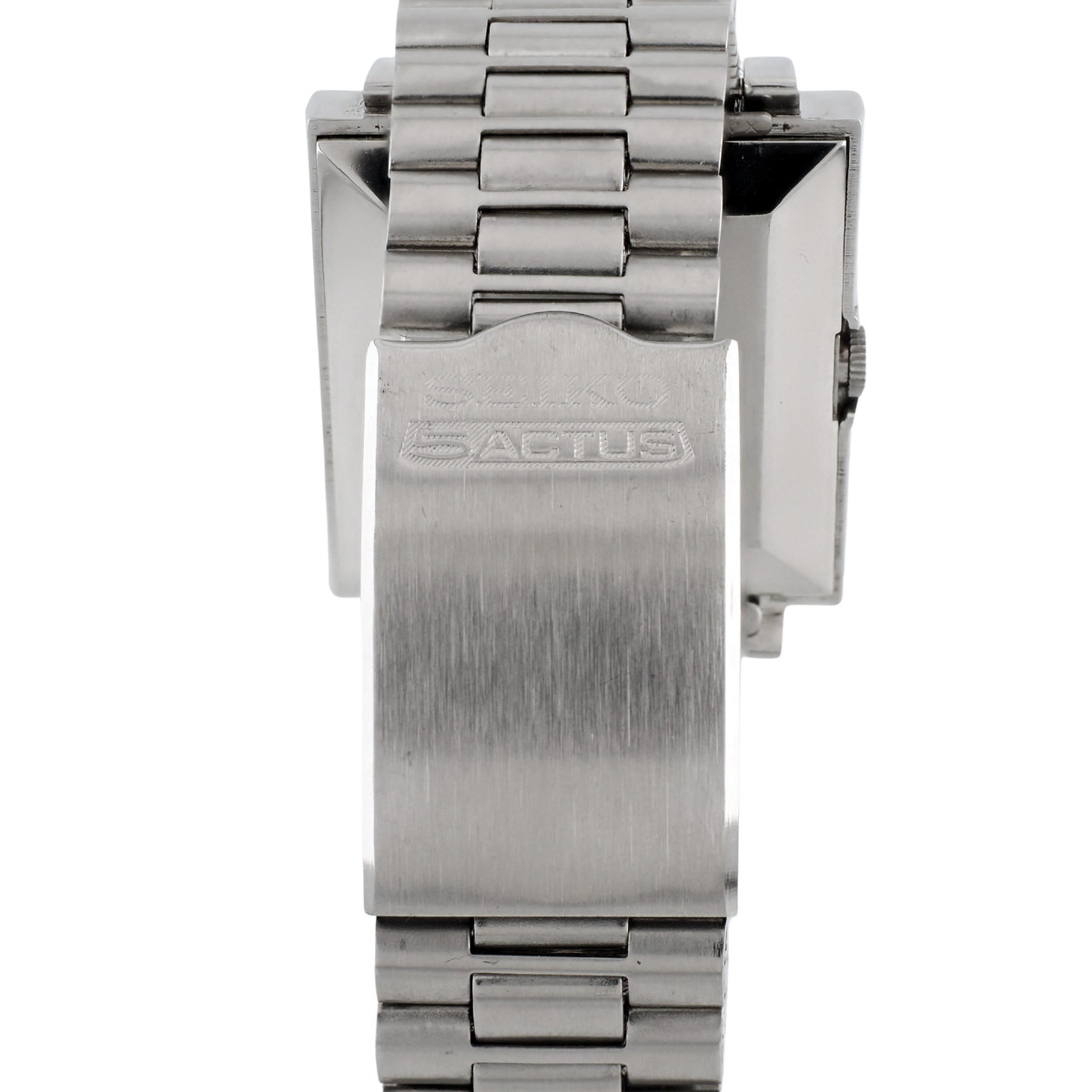 セイコー 5アクタス 6106-5440 スクエアケース グレー文字盤 自動巻 OH