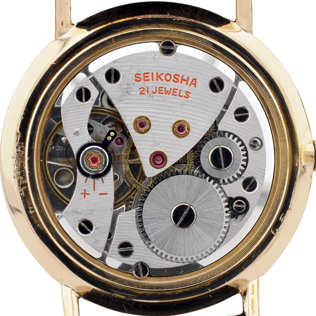 セイコー クロノス SD文字盤 15026E 金メッキ 21石 手巻 OH済 昭和37年/
