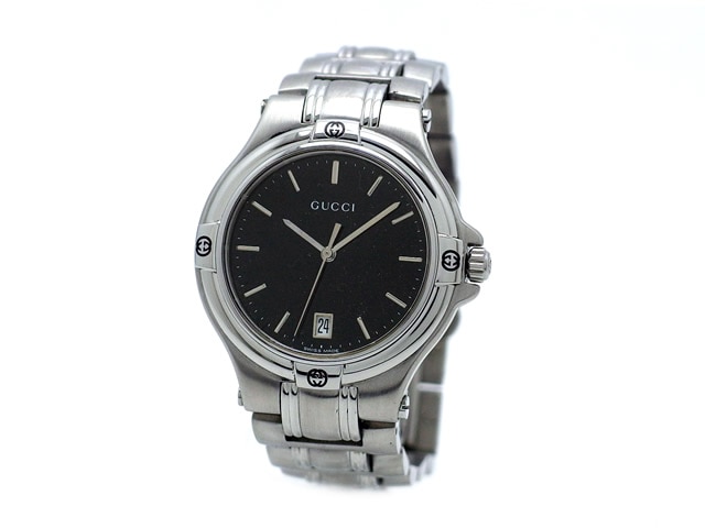 グッチ 9040M メンズ クオーツ SS USED Gucci