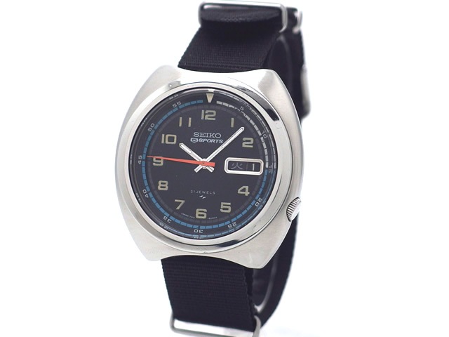 セイコー 5スポーツ 7019-6040 21石自動巻 OH済 昭和46年製 Seiko