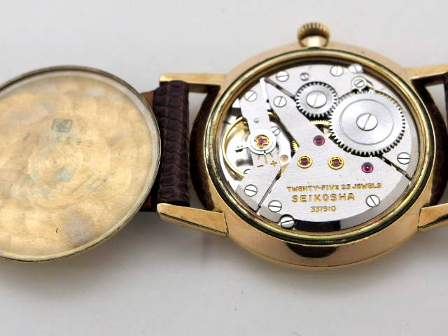 セイコー ゴールドフェザー 15008E 14KGF 手巻 OH済 昭和37年製
