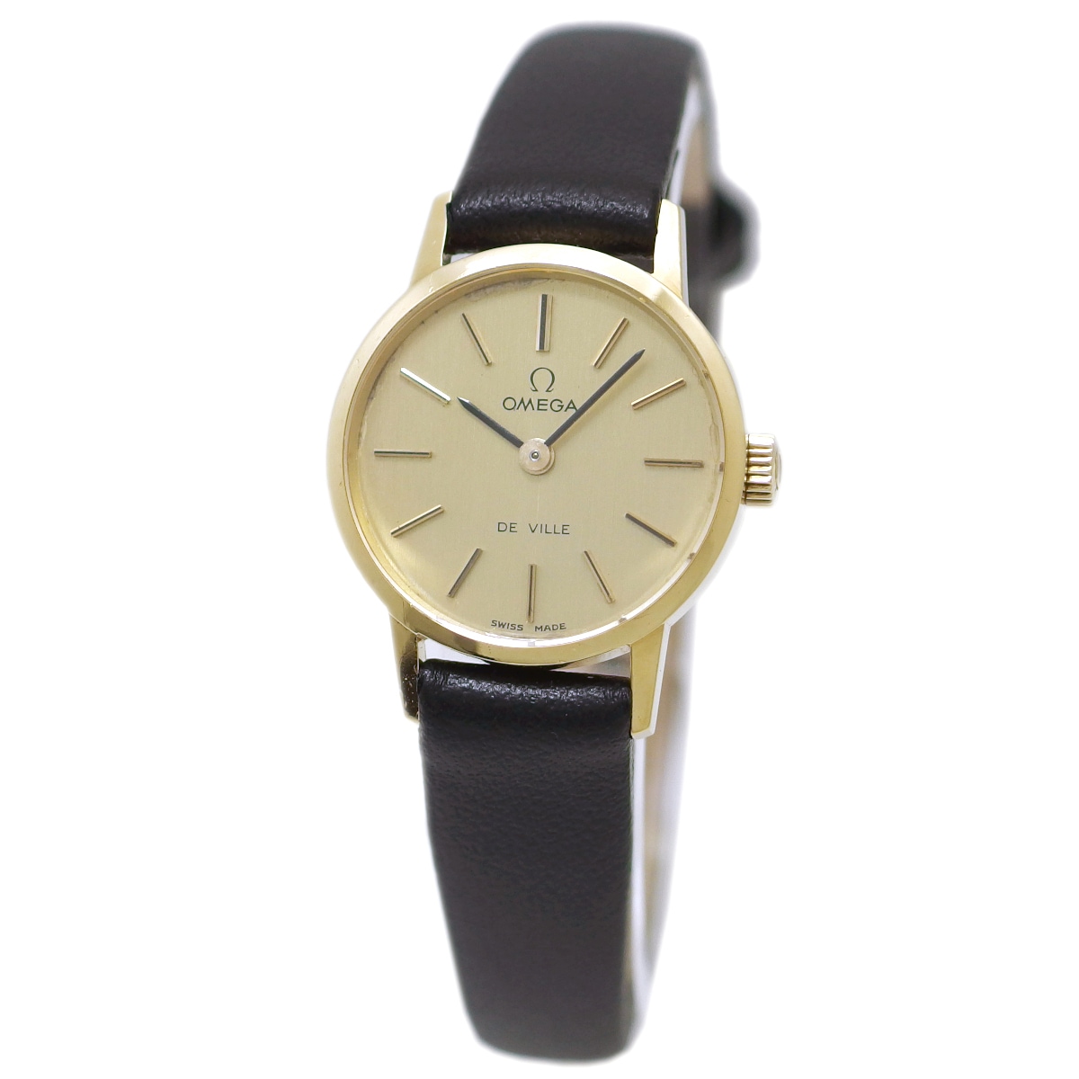 オメガ デヴィル 511.371 レディース 18金無垢 Cal.620 17石 手巻 OH済