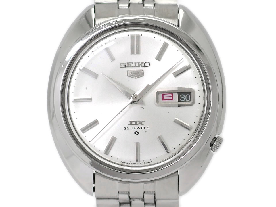 セイコー ファイブデラックス 5DX 6106-8000 25石 自動巻 OH済 昭和42