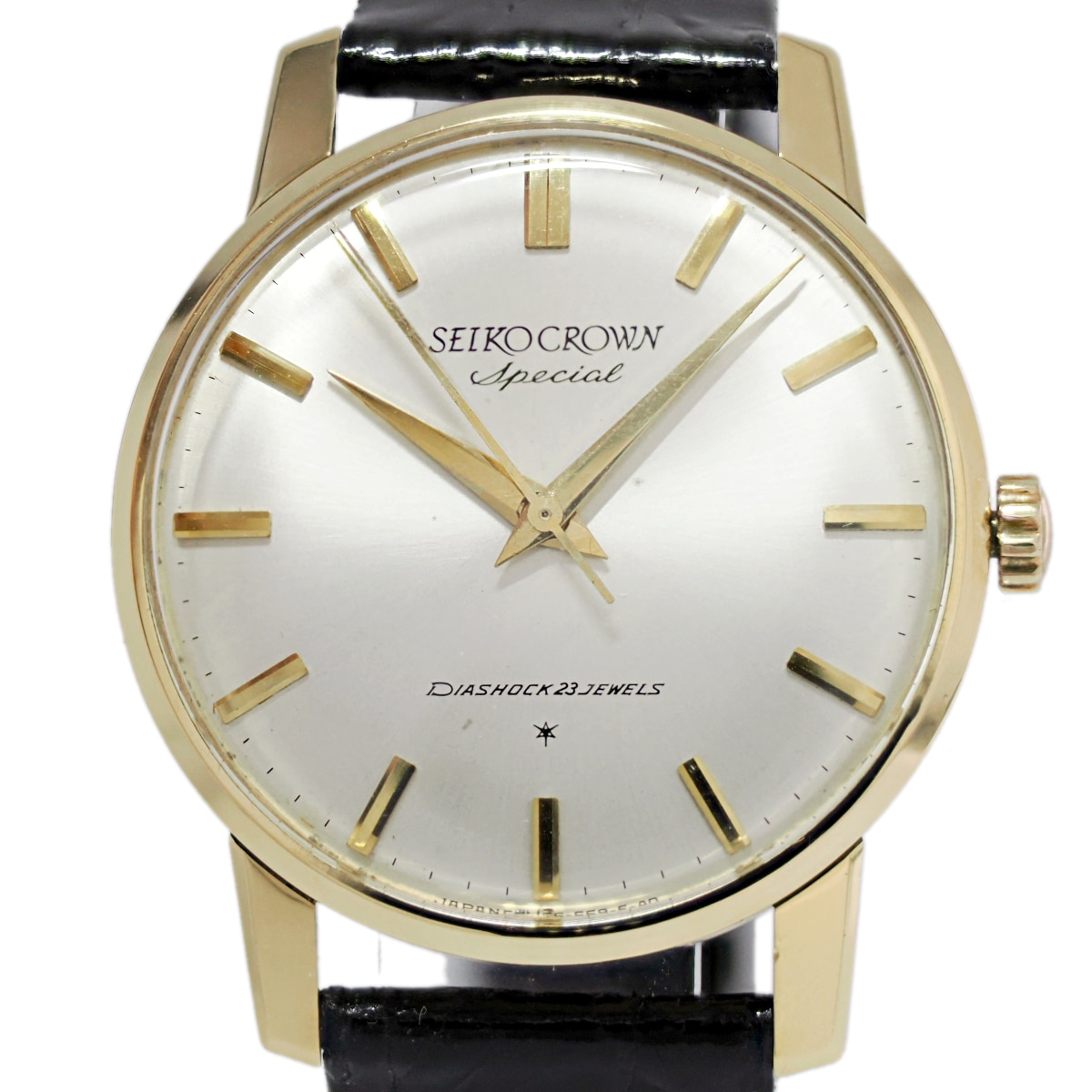 セイコー クラウンスペシャル 18金無垢 Ref.70198 Cal.341 23石 手巻 OH済