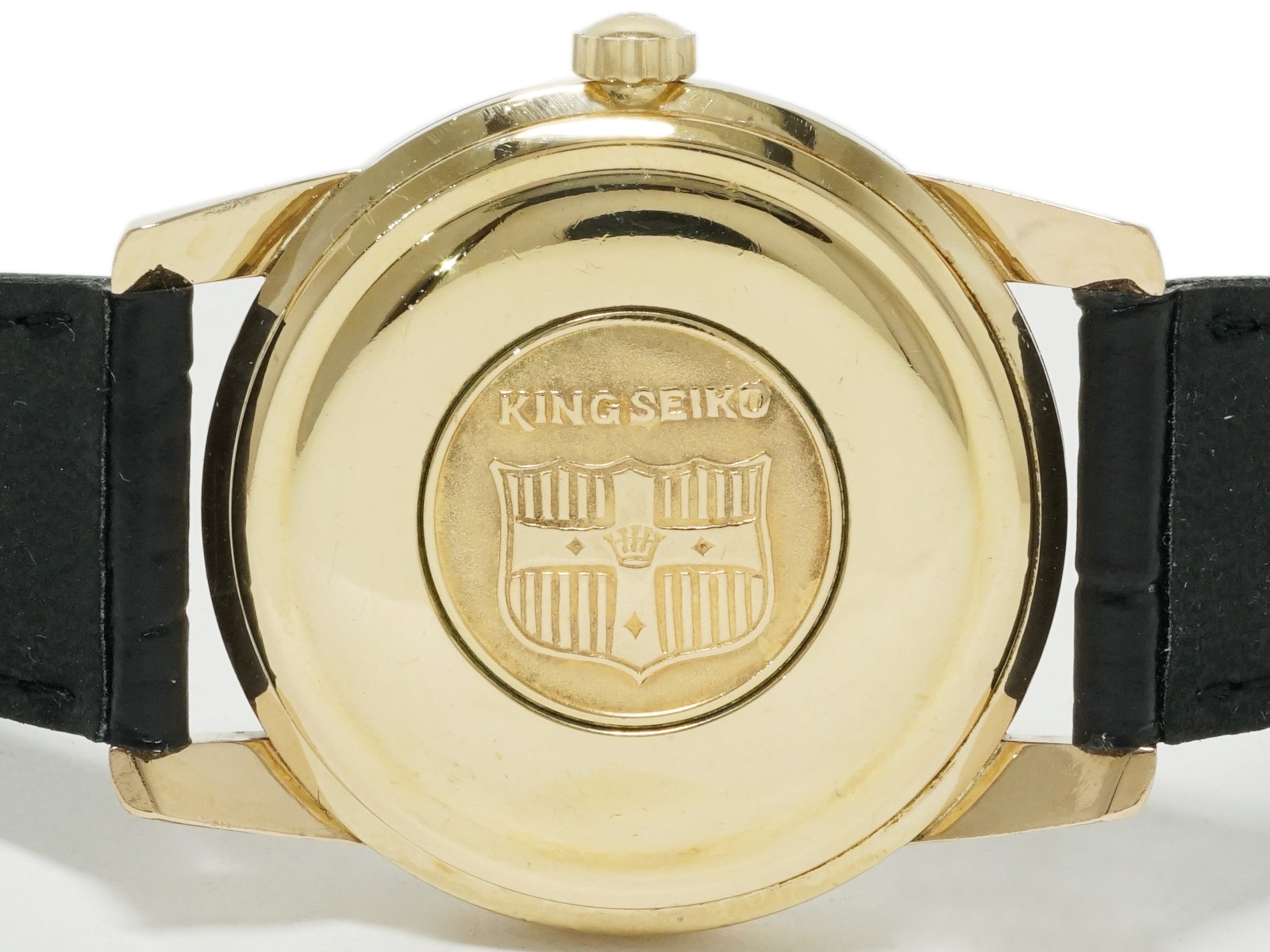 キングセイコー 1st 15034 AD文字盤 14金張り 25石 純正リューズ 手巻