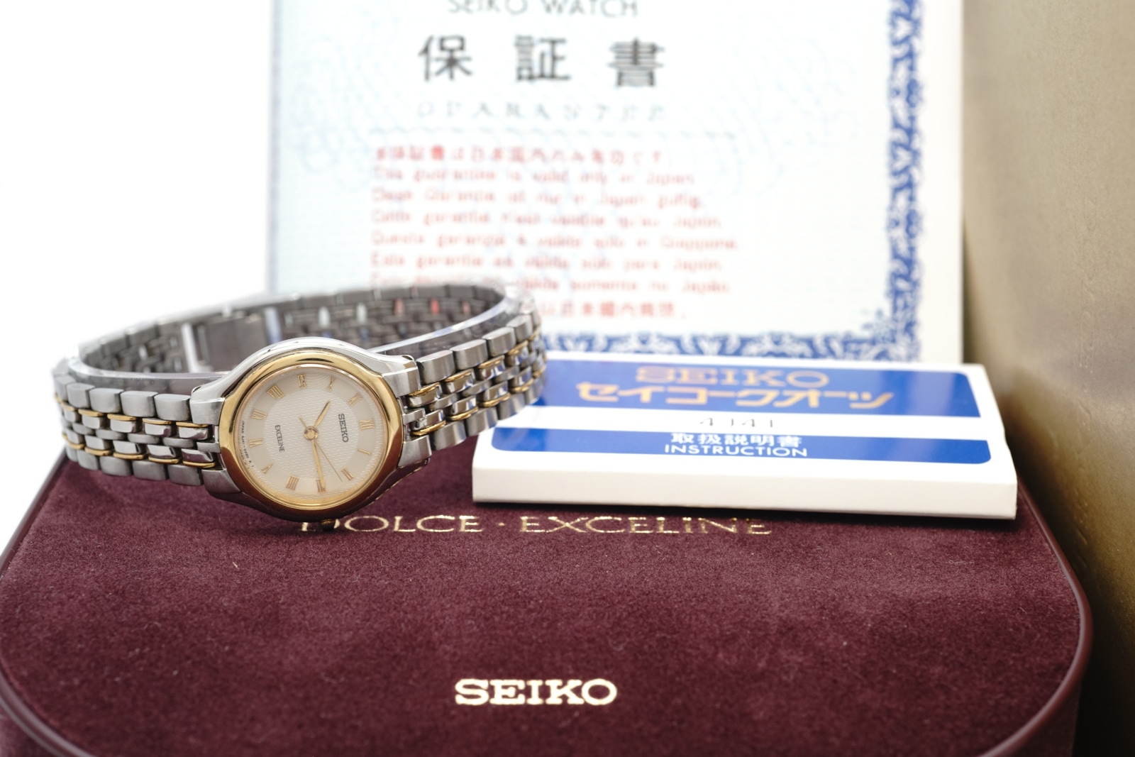 セイコー エクセリーヌ レディース SWDL004 4J41-0030 クオーツ 1994年