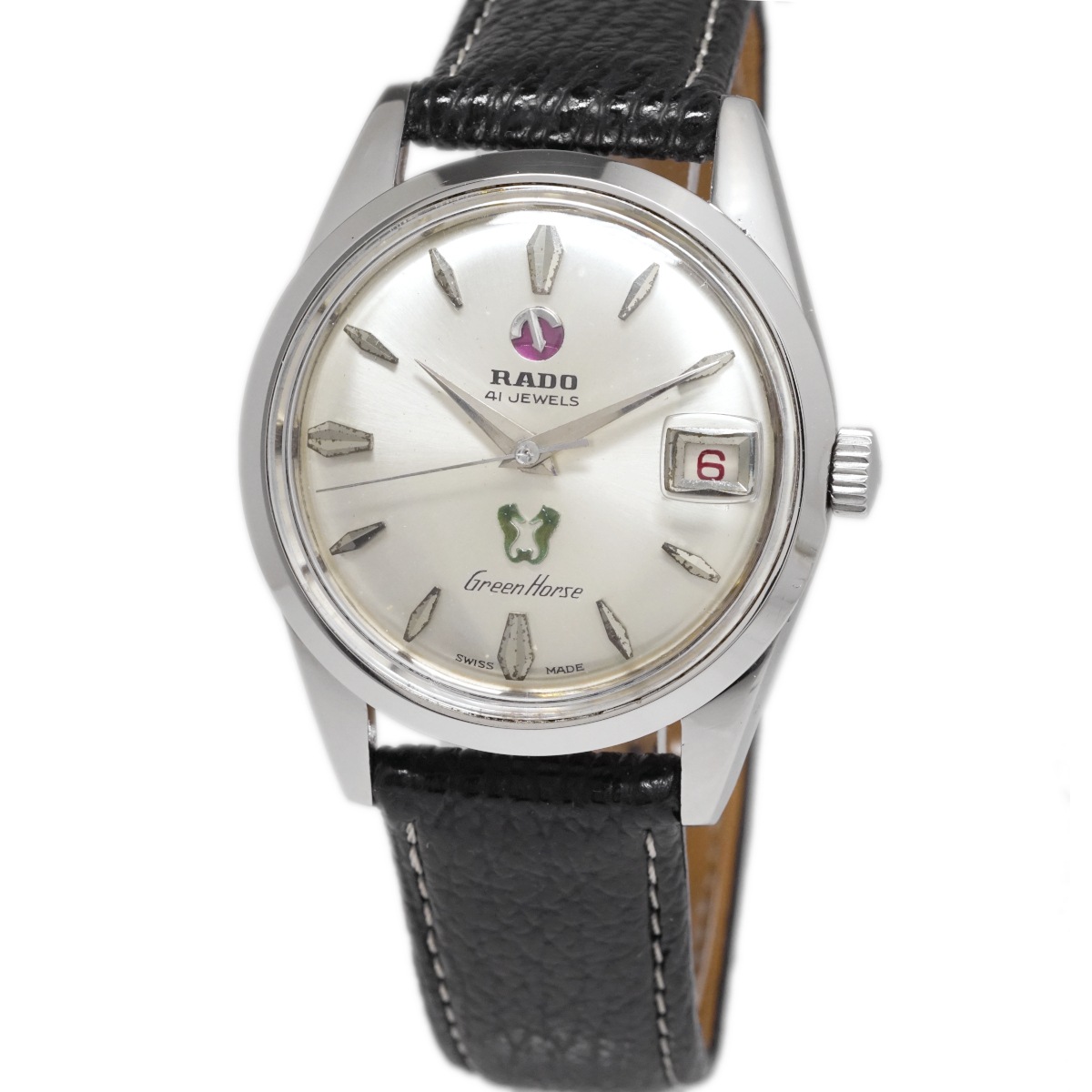 ラドー グリーンホース 41石 Ref.11657 Cal.AS1789 自動巻 OH済 1970