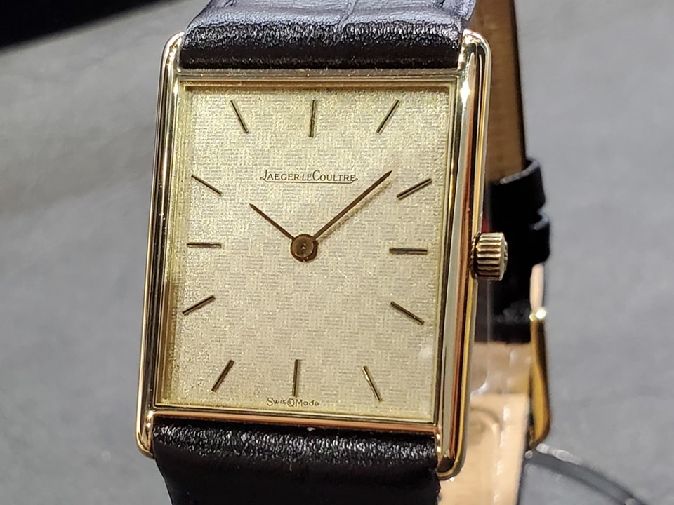 ジャガールクルト 140.109.1 18金無垢 30mm×23mm 薄型ケース 2針 Cal.602.1