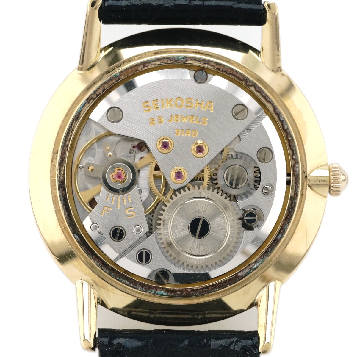 セイコー ライナー 18金無垢 J15001 Cal.3140 23石 手巻 OH済 昭和38