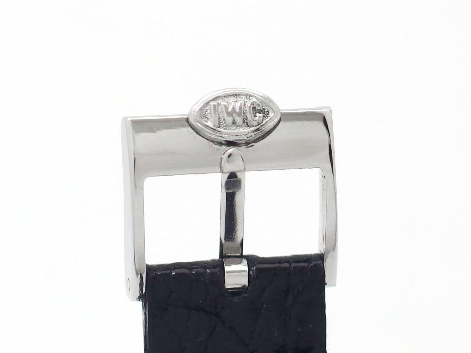 IWC Ref.1827 デイト トノー型ケース ブルー文字盤 純正尾錠 Cal.8541B