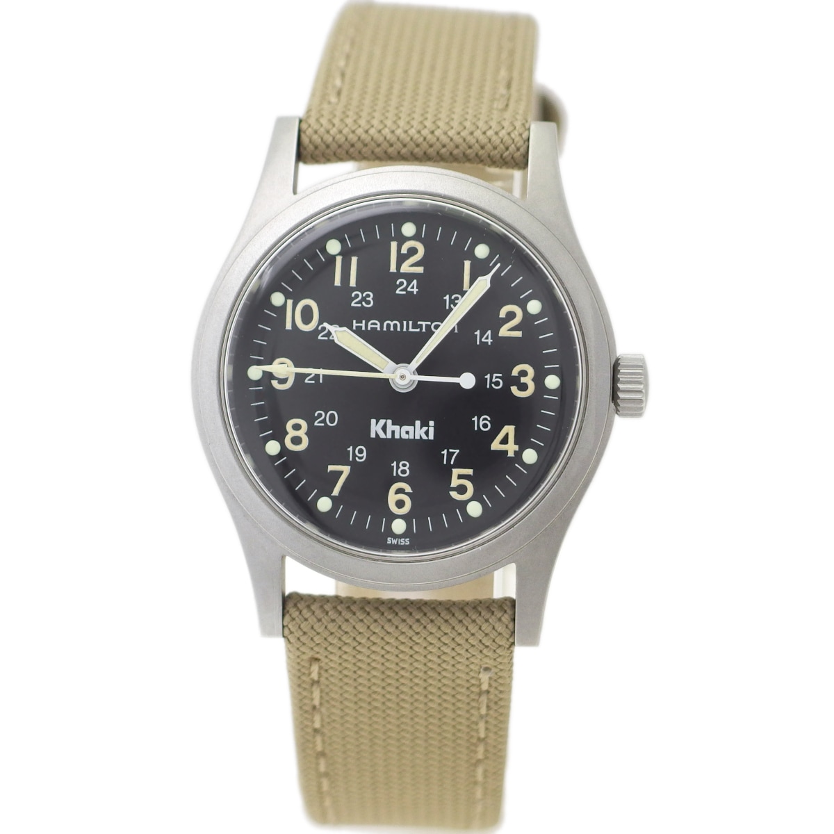 ハミルトン カーキ 9415A 33mm ブラック文字盤 Cal.2801-2 17石 手巻