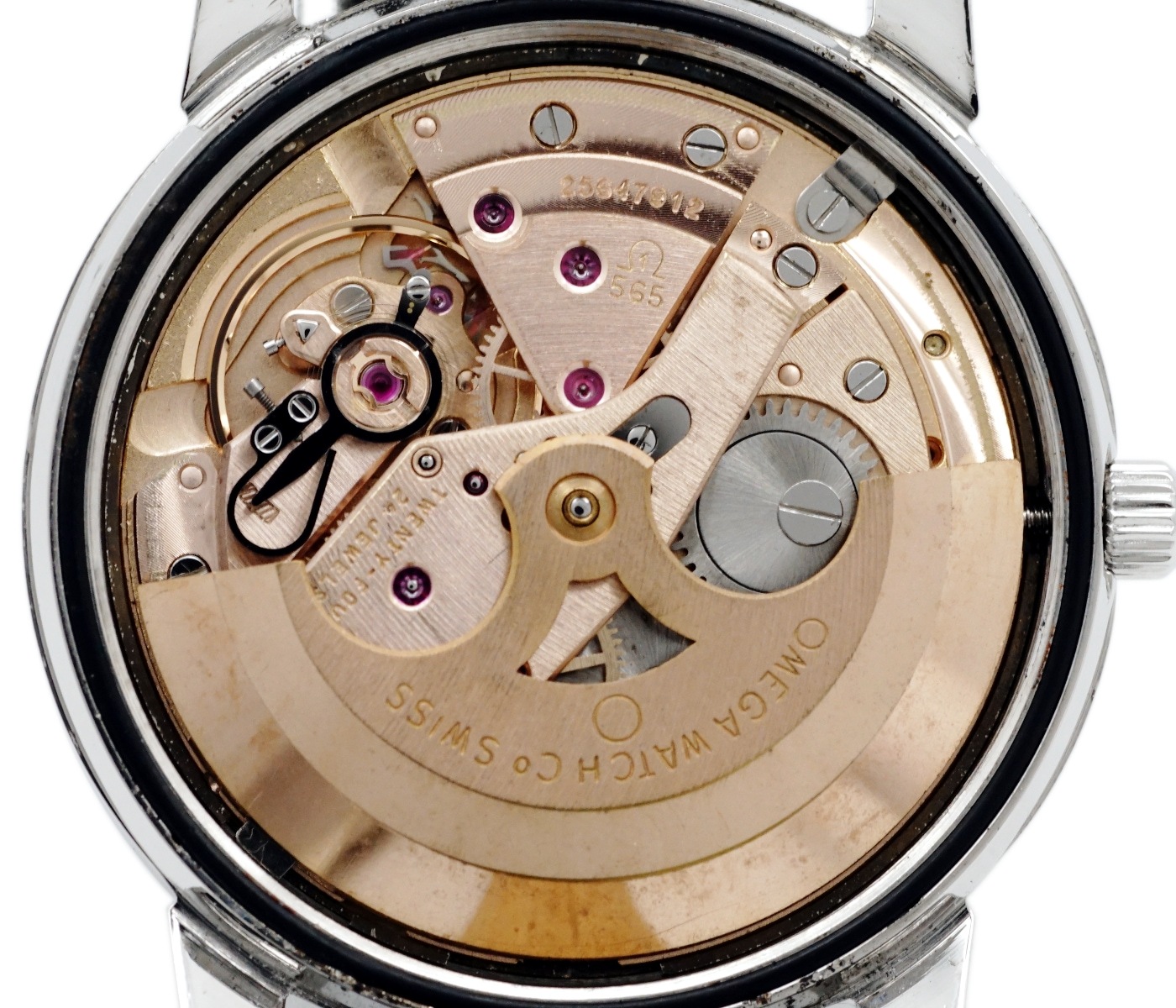 オメガ シーマスター デイト 166.003 Cal.565 24石 自動巻 OH済 1967年