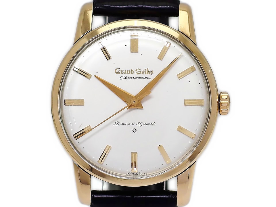 グランドセイコー ファーストモデル J14070 14K金張り 手巻 OH済 昭和