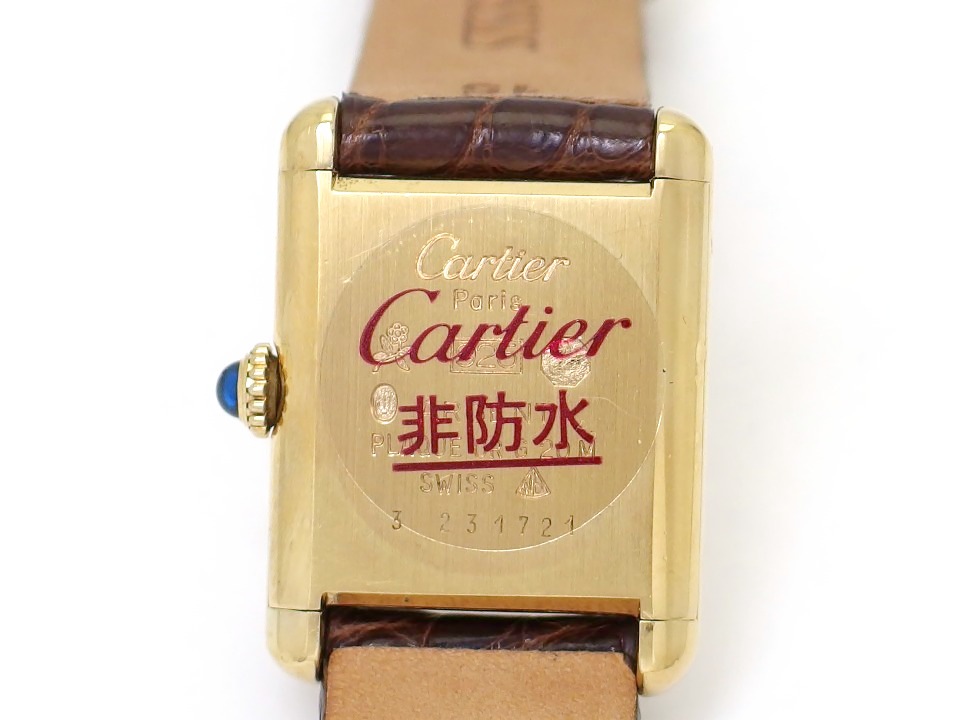 カルティエ マストタンク レディース 手巻き 国際永久保証書付き