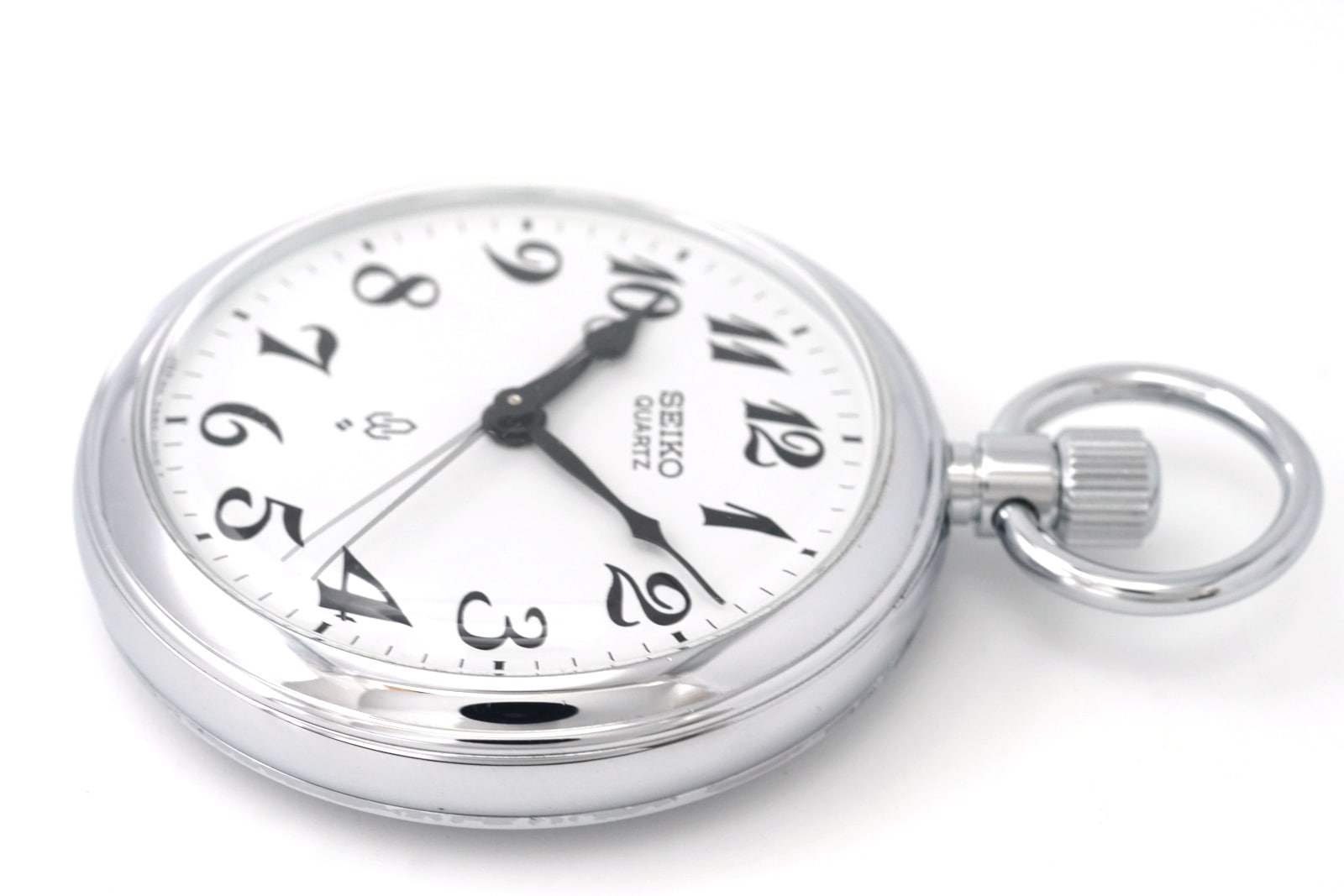 セイコー クオーツ 懐中時計 7550-0010 名古屋駅 武豊線開業100周年