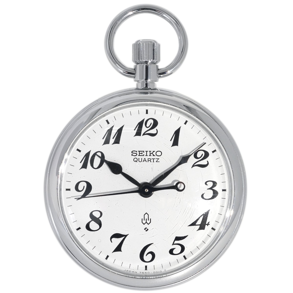 セイコー クオーツ 懐中時計 7550-0010 名古屋駅 武豊線開業100周年