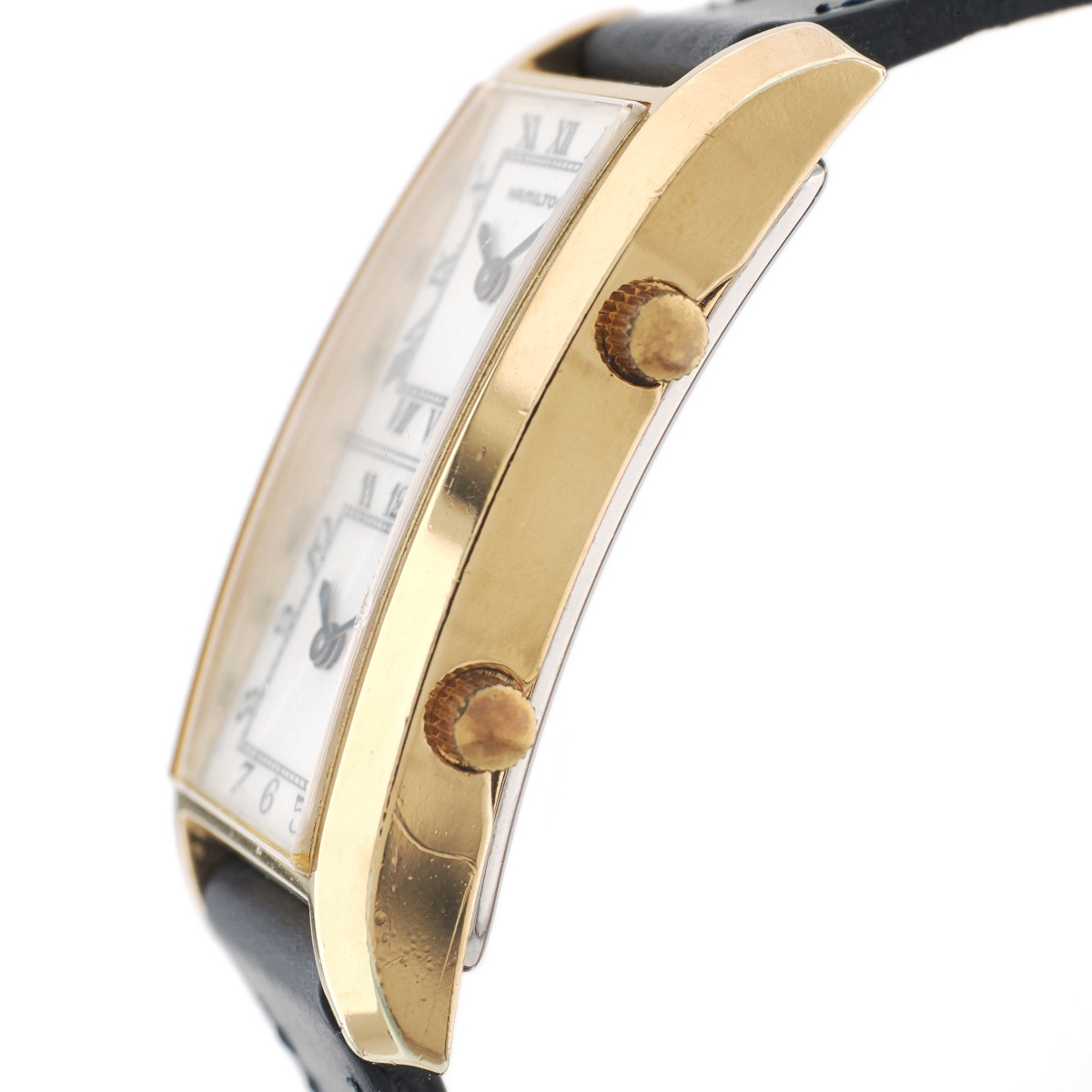 ハミルトン アメリカントラベラー デュアルタイム 6232 YGP/SS メンズ