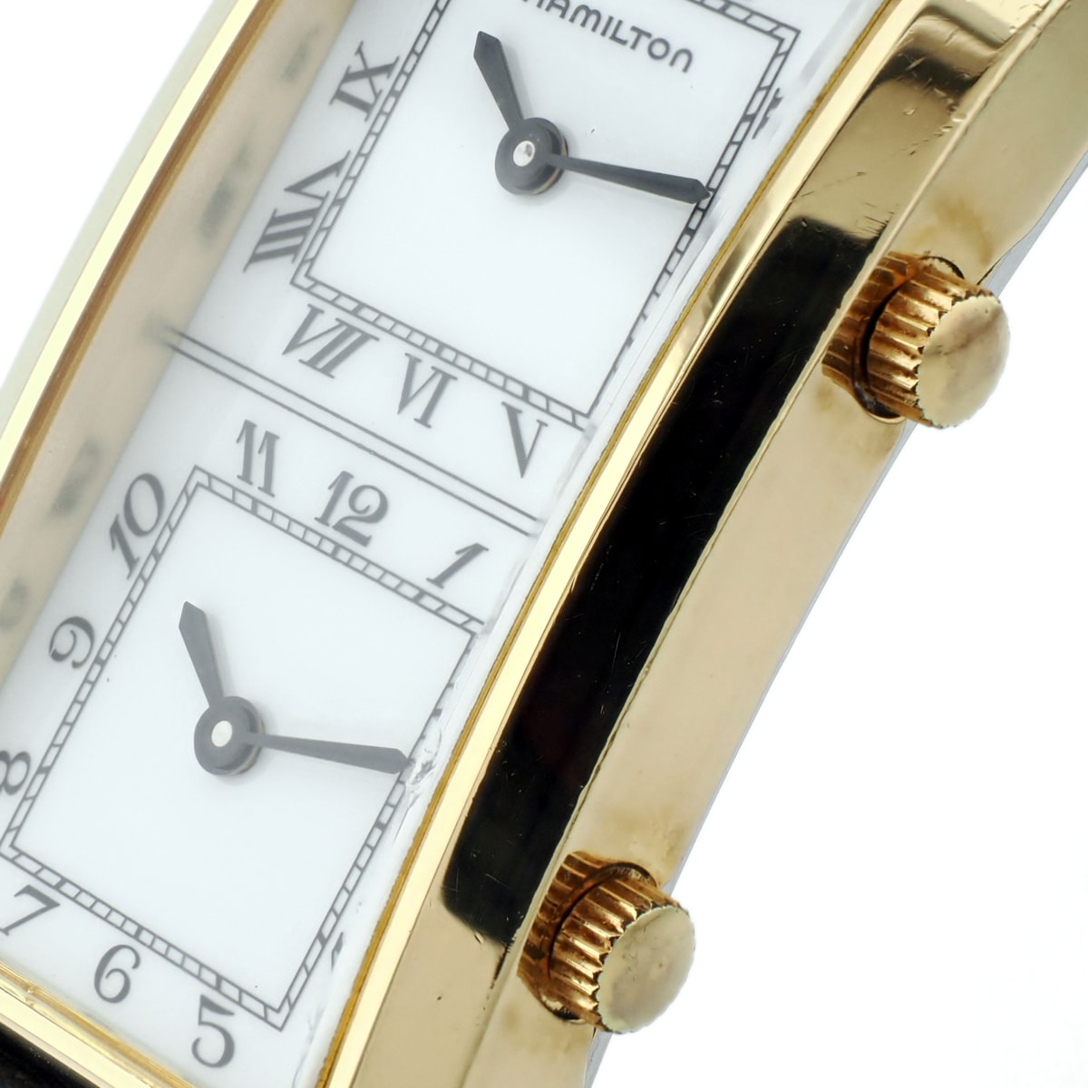 ハミルトン アメリカントラベラー デュアルタイム 6232 YGP/SS メンズ