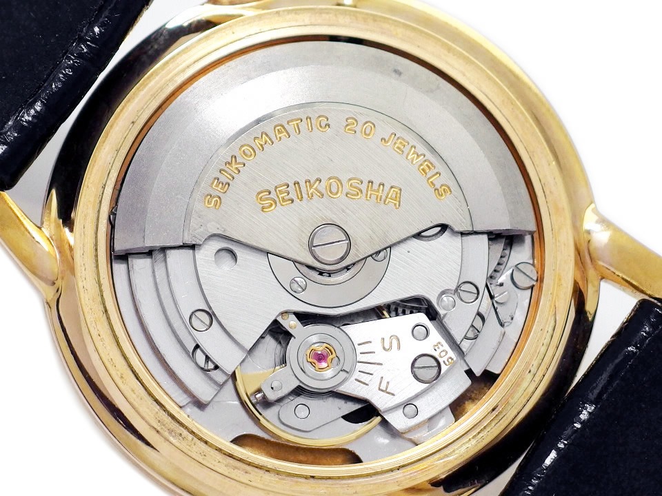 セイコー マチック 15007D 金メッキ ノンデイト Cal.603 20石 自動巻