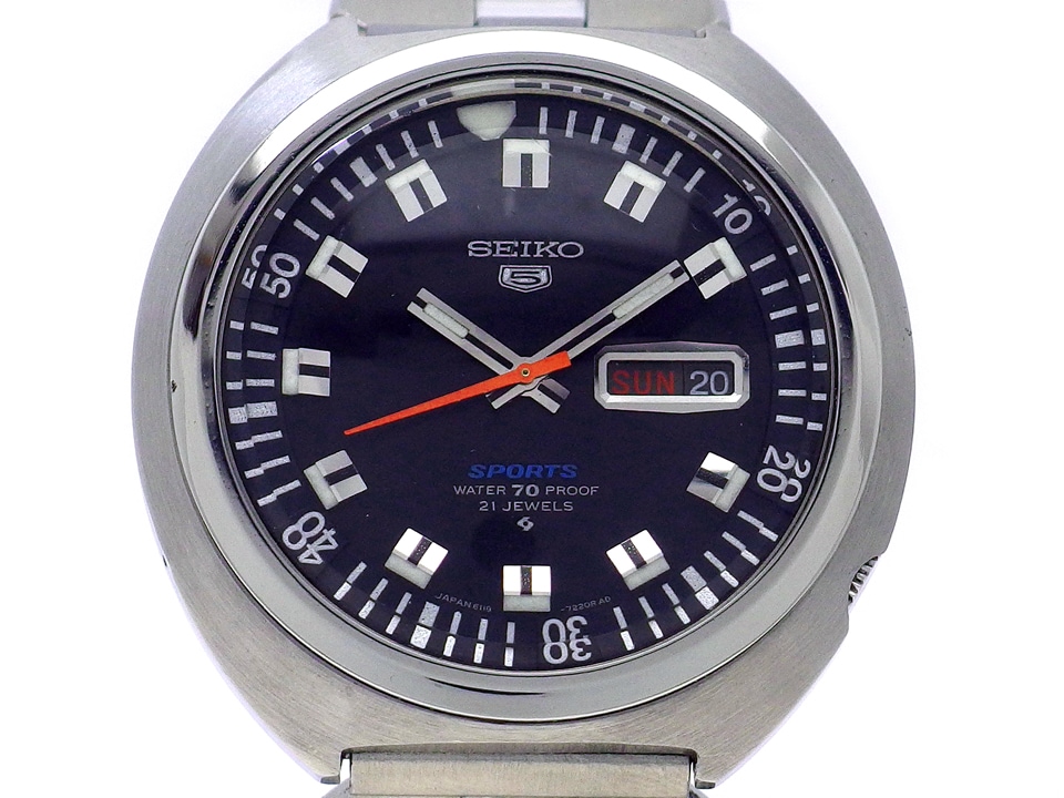 セイコー 5スポーツ 6119-7160 自動巻 OH済 昭和44年製