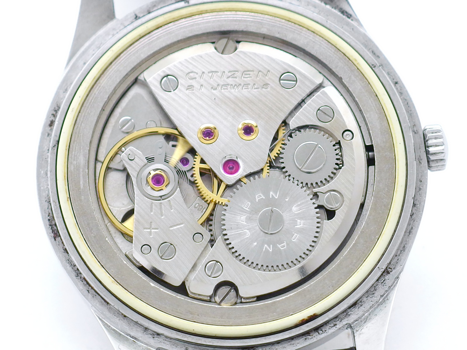 シチズン ホーマー 国鉄時計 門鉄 新品風防 21石 手巻 OH済 1969年/