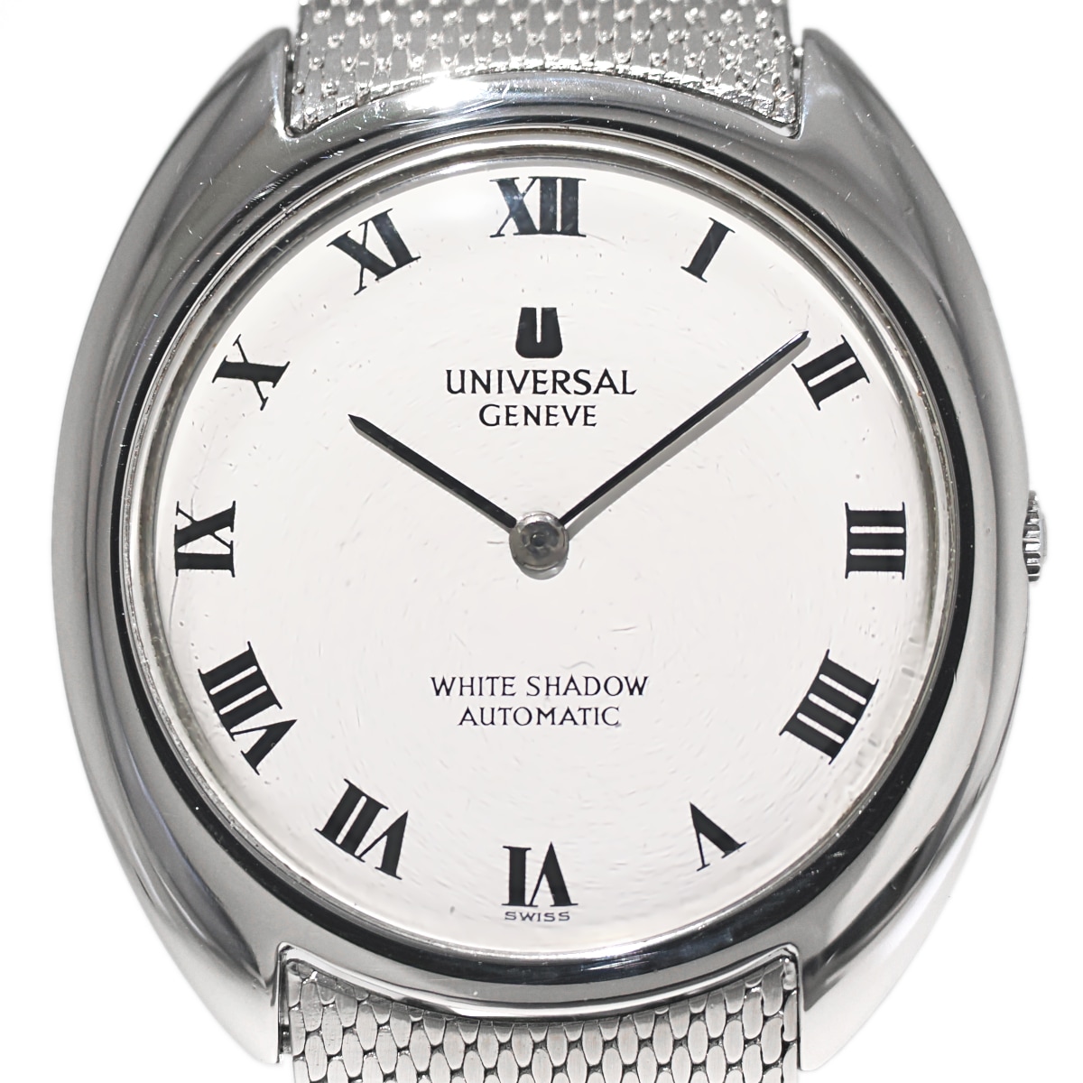 ユニバーサルジュネーブ ホワイトシャドウ Ref.866101 純正メッシュ