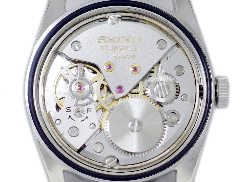 セイコー ロードマーベル 36000 初期型 5740-8000 裏蓋タツノオトシゴ