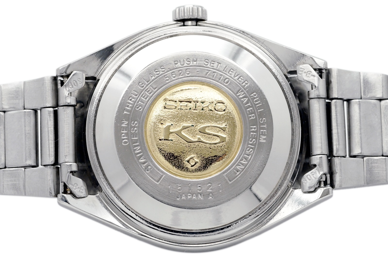 キングセイコー 5626-7110 ワンピースケース 金色メダリオン SEIKO