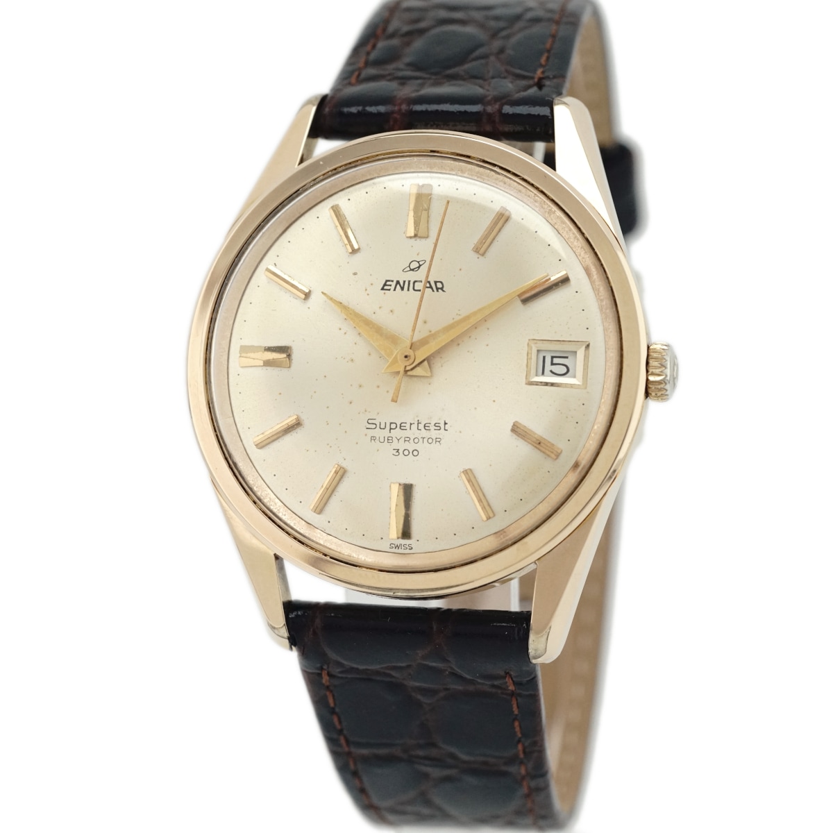 エニカ Supertest 300 Ref.100/300 BAPS Cal.AR1125 自動巻 OH済 1960