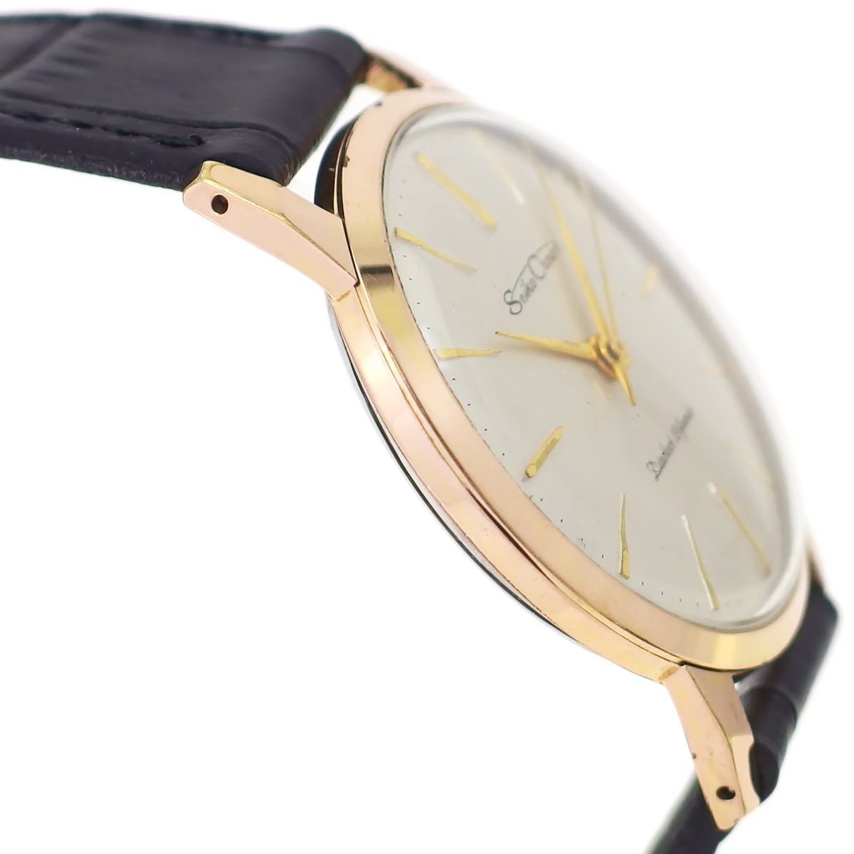 セイコー クラウン J14040 金メッキ 35mm Cal.560 19石 手巻 OH済 昭和