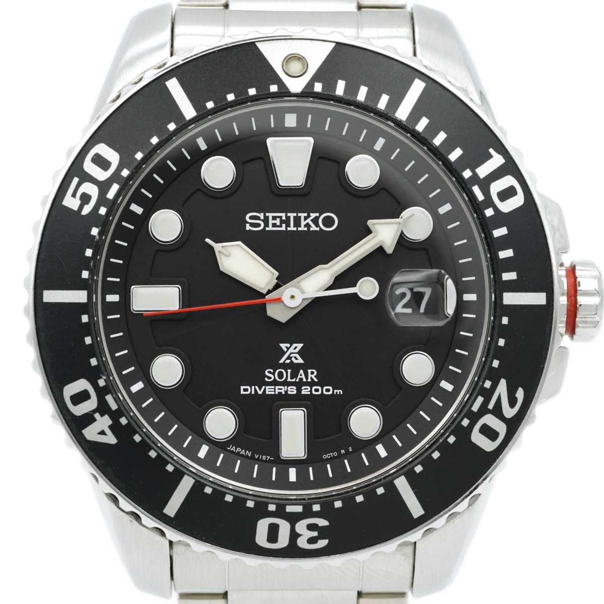 セイコー プロスペックス ソーラー ダイバー 200m V157-0BT0 2018年製