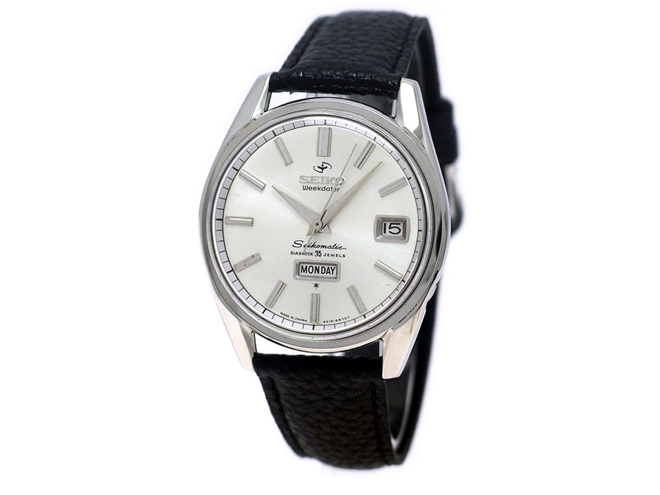 セイコー マチック ウィークデーター 6218-8970 35石 自動巻 OH済 昭和