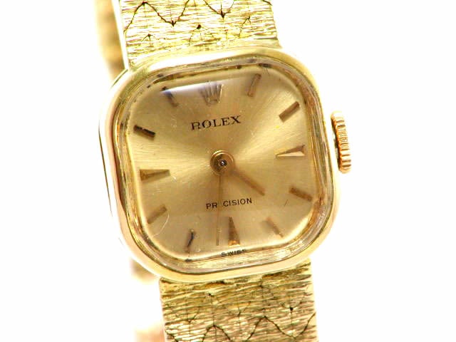 ロレックス プレシジョン K18 1960年代製 手巻き レディス Rolex