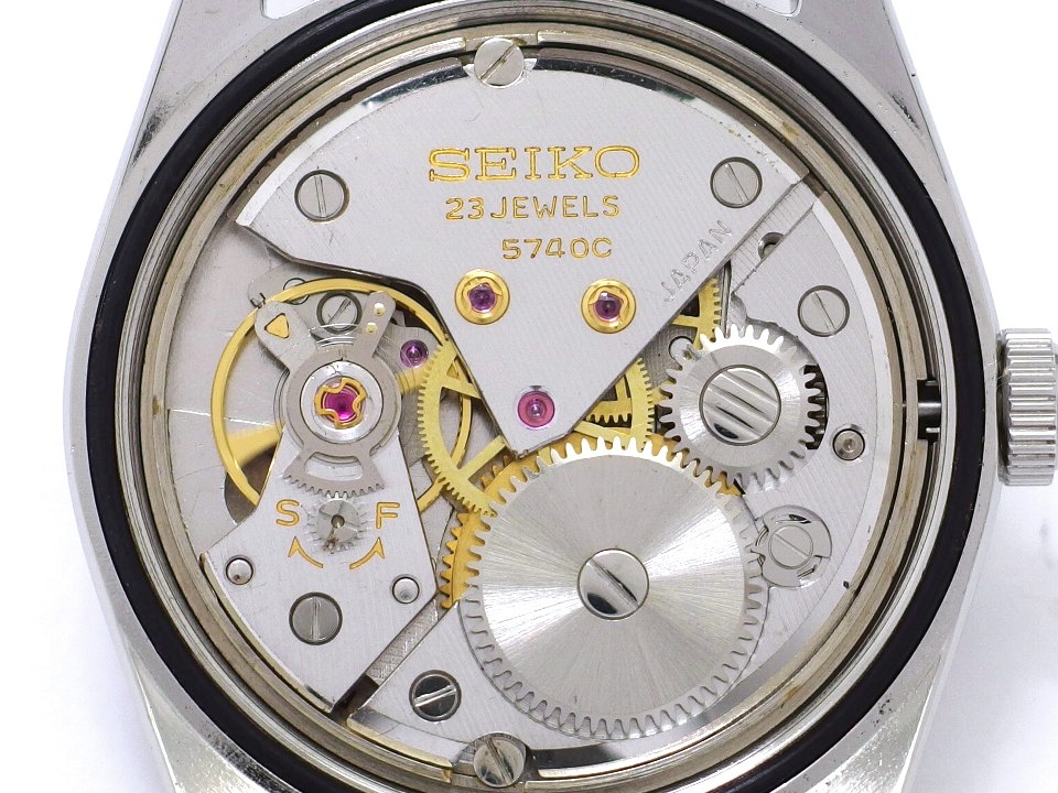セイコー ロードマーベル 36000 初期型 5740-8000 裏蓋タツノオトシゴ