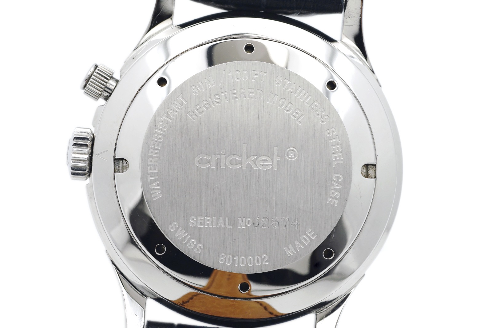 レビュートーメン クリケット 8010002 ステンレスケース アラーム 手巻