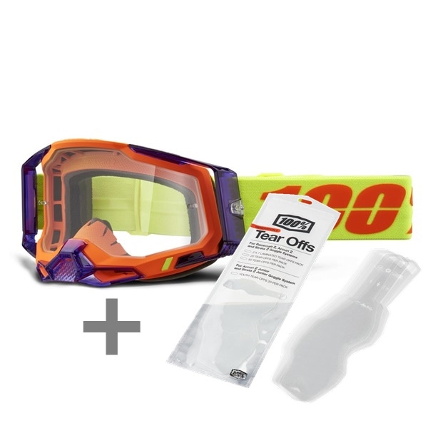 100% The craft ゴーグル シルバー シルバーミラー インジェクテッド