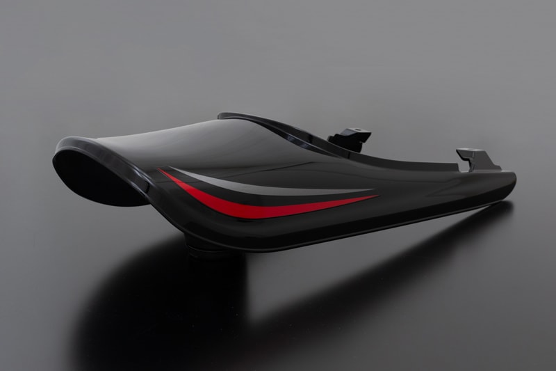 メタリックディアブロブラック シルバー・レッドライン ロングテール