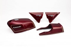 Z1000MK2/Z750FX-1＜ルミナスネイビーブルー＞ サイドカバー (右側