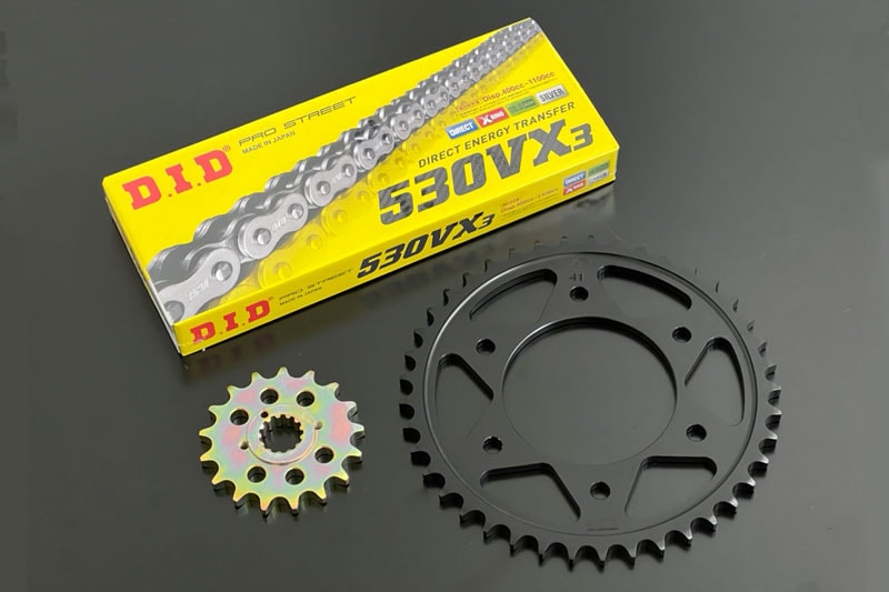 530コンバートキット】Z系 オフセットスプロケット&110Lシルバー