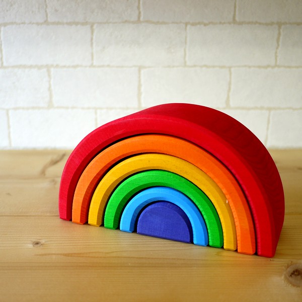 グリムス社 アーチレインボー 小 GM10700 | 積み木,グリムス社の積み木