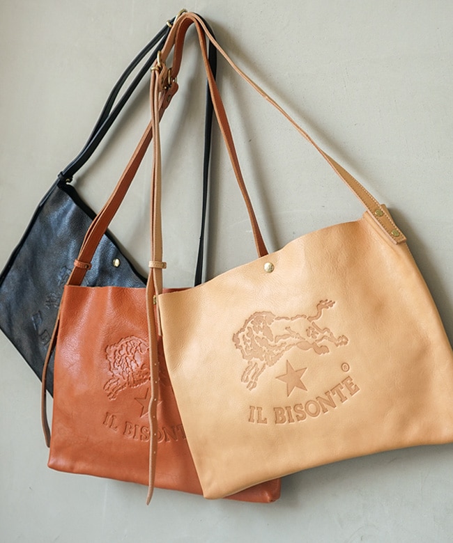 ◇【国内正規販売店】[54162305411]IL BISONTE(イルビゾンテ)レザー