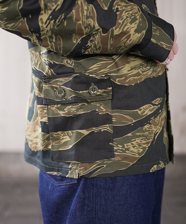 SF-242159]SASSAFRAS(ササフラス) G.D.U Jacket / Tiger Twill ジー