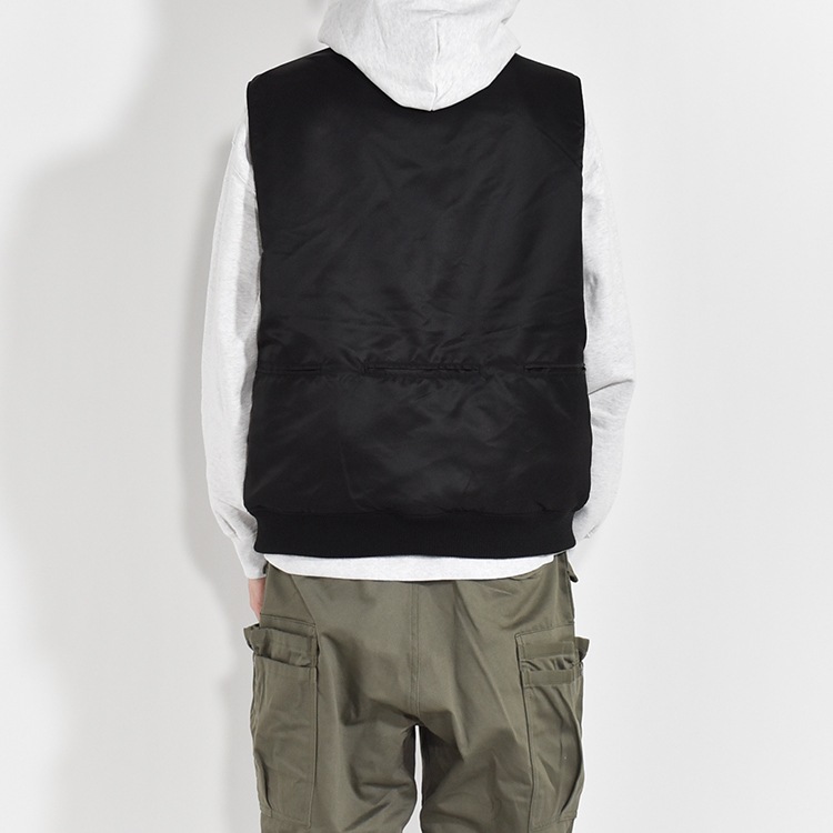 SF-232049]SASSAFRAS(ササフラス)Wheel Barrow Vest / Recycle Nylon