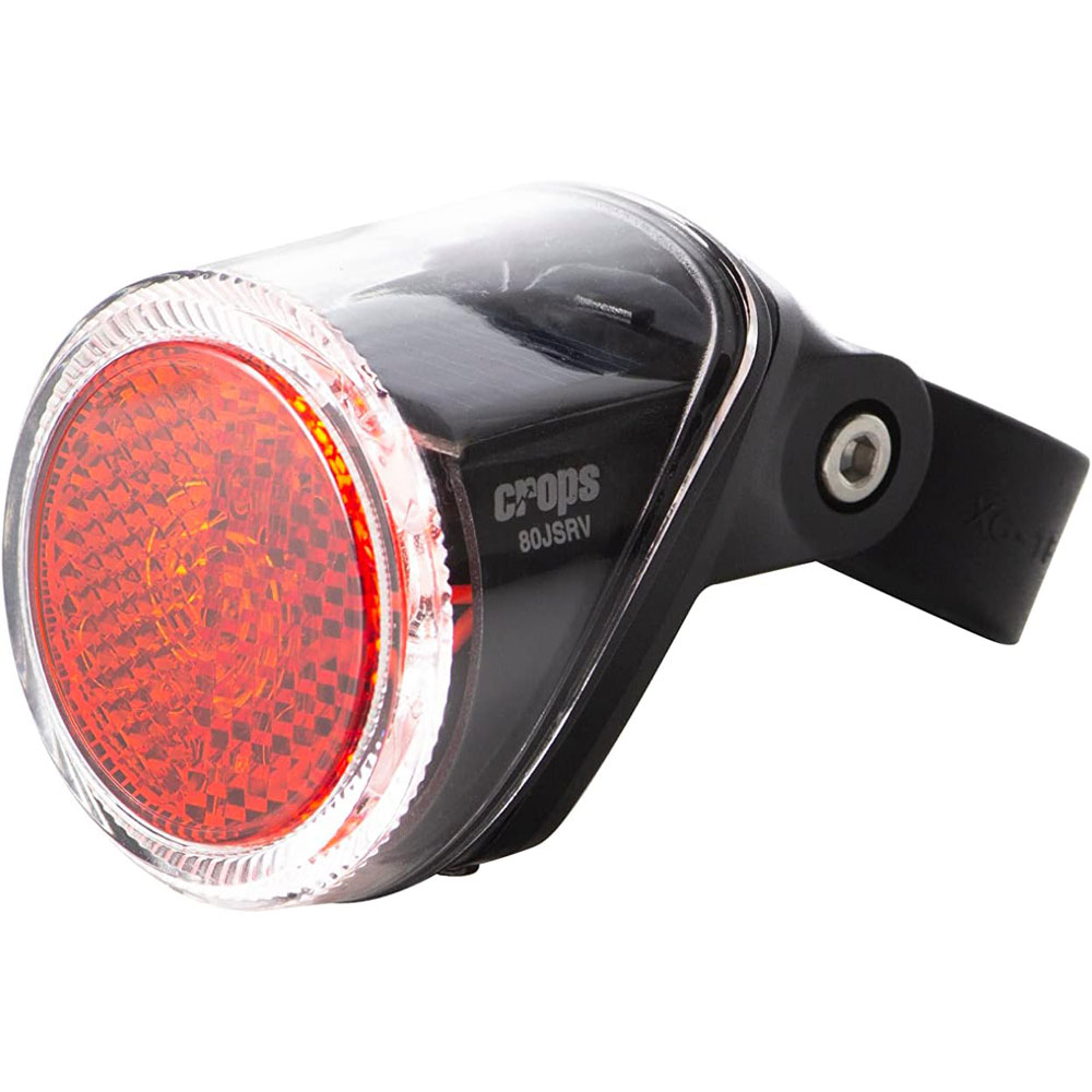 クロップス ソーラー充電 反射板付き 自動点滅テールライト 80JSRV