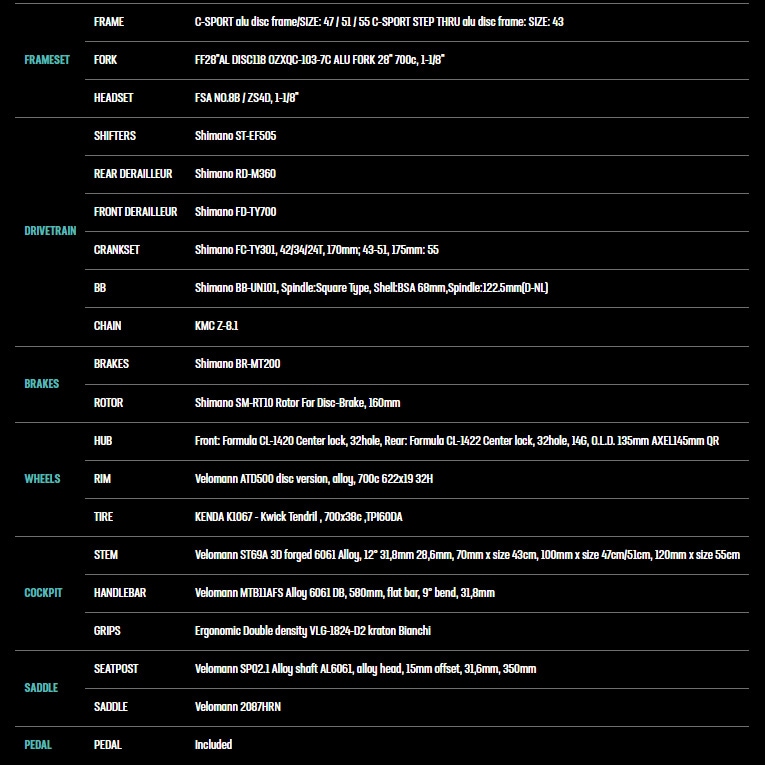 送料無料】【代引不可】24ビアンキ C-SPORT 2 3×8SP ロックサンド