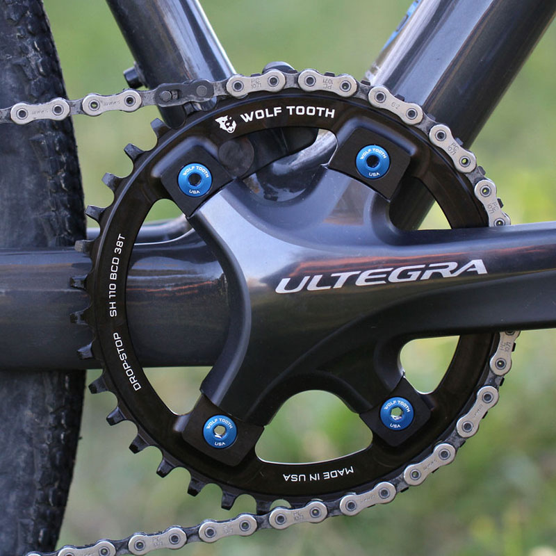 ウルフトゥース シングルチェーンリング 4アーム drop-stop | ロード