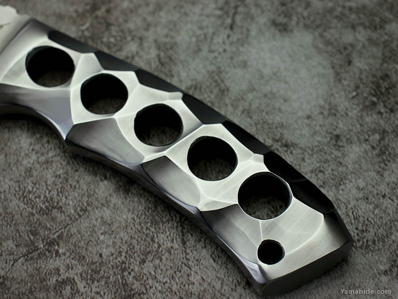 萩野力 作 タフネスマックス レギュラー サテン仕上 シースナイフ Riki