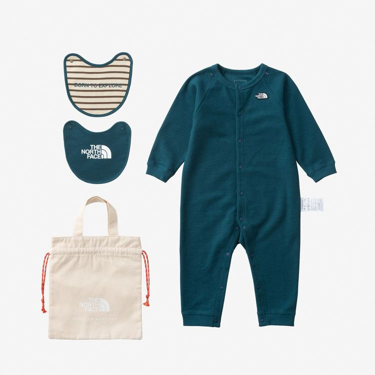 ザ・ノース・フェイス THE NORTH FACE ベビーロングスリーブロンパース